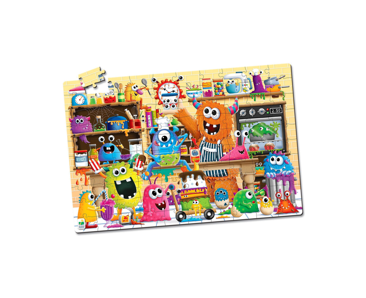 Puzzle Doubles! Glow in the Dark Monsters Jigsaw Puzzle - 100 pc