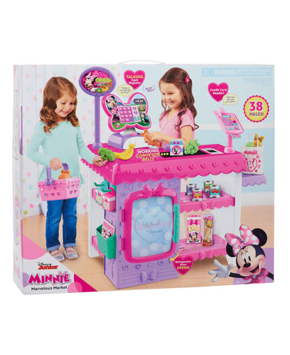 Minnie Mouse Marvelous Market, Pretend Play Cash Register with Sounds