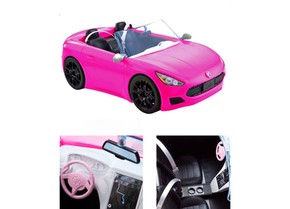 Barbie Convertible 2-Seater Pink Passenger Vehicle