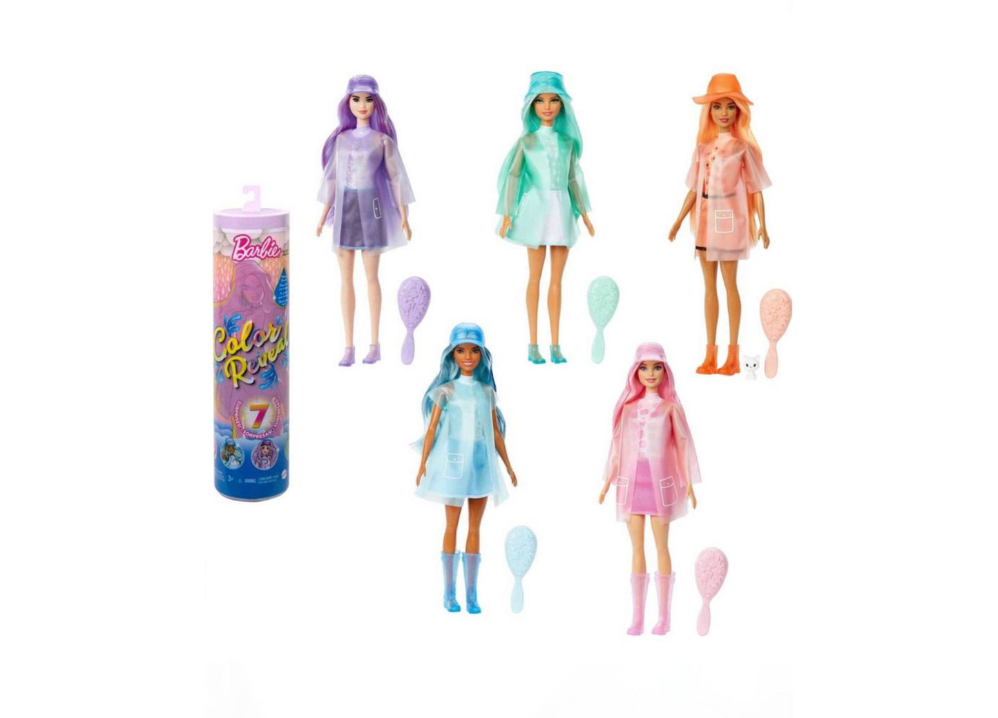 Barbie Color Reveal Sunshine Sprinkles Series Colors of Pastel