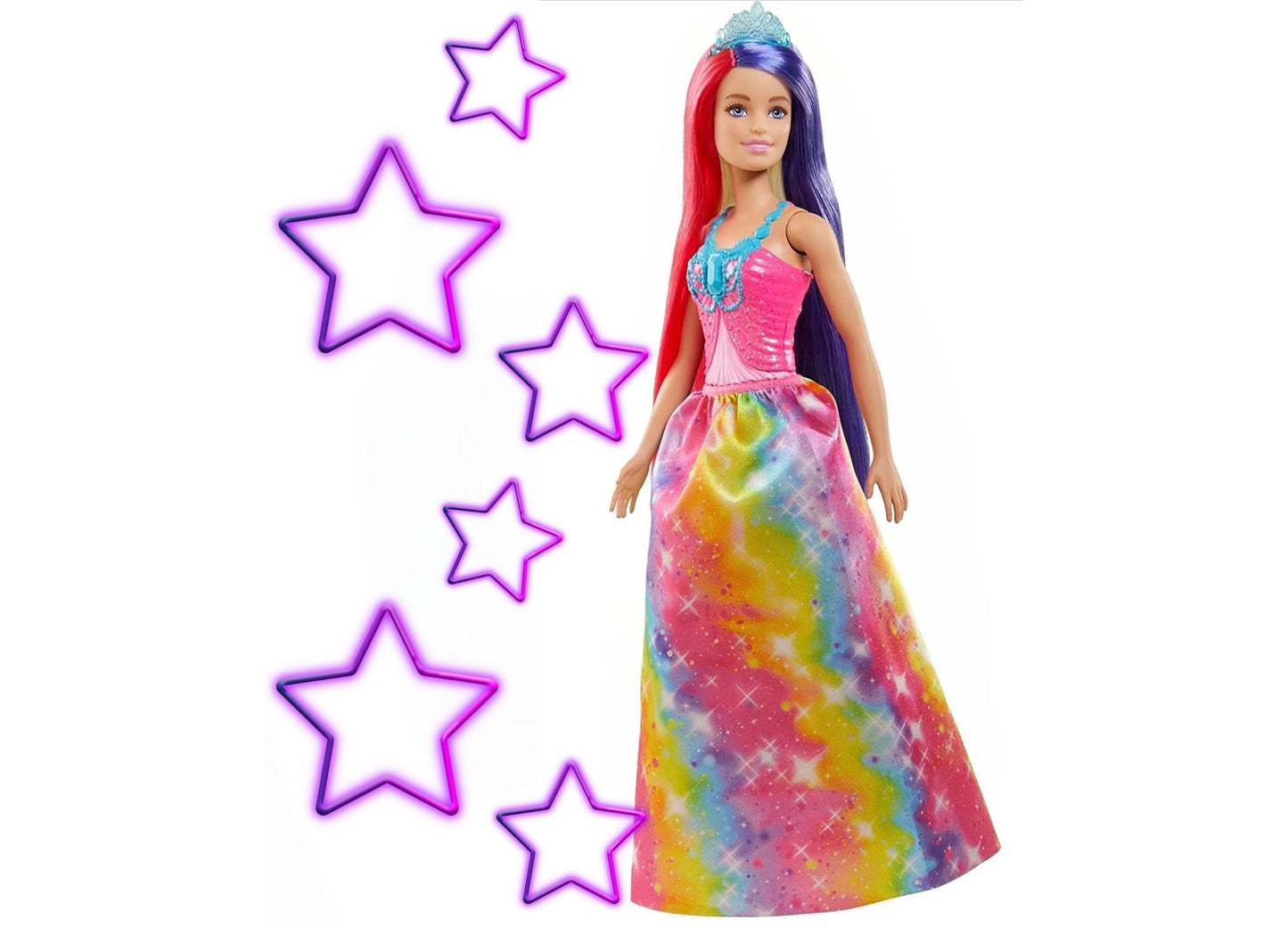 Barbie Dreamtopia Royal Doll with Extra-Long Fantasy Hair, Headband & Styling Accessories