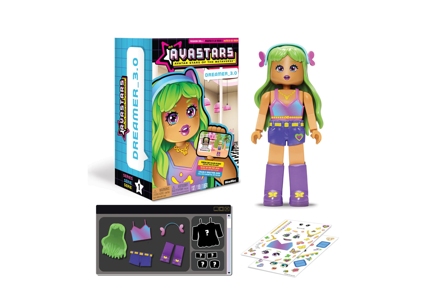 WowWee Avastars Dreamer 3.0 Fashion Doll - Customizable Play Experience