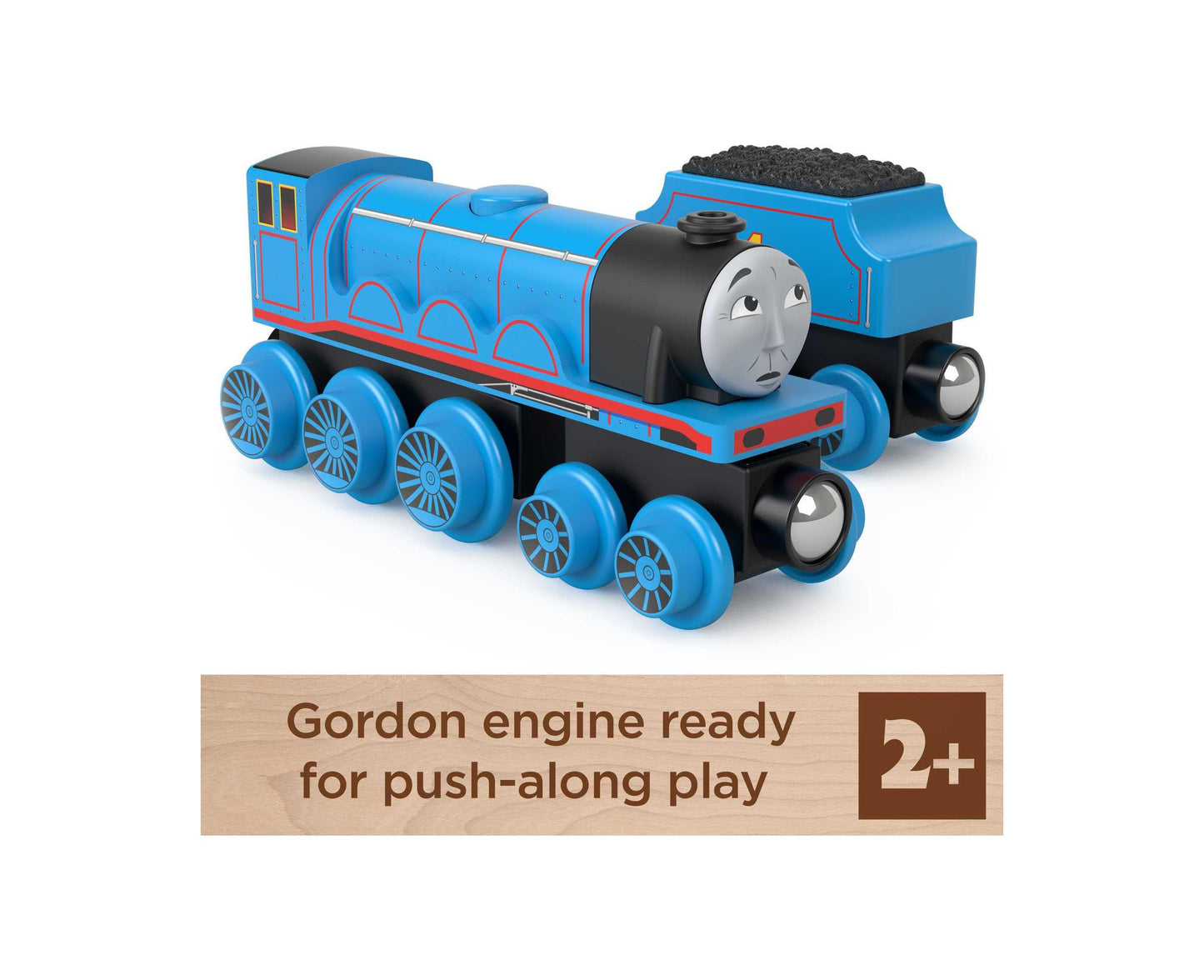 Fisher-Price Thomas & Friends Wooden Railway Gordon Engine with Coal-Car