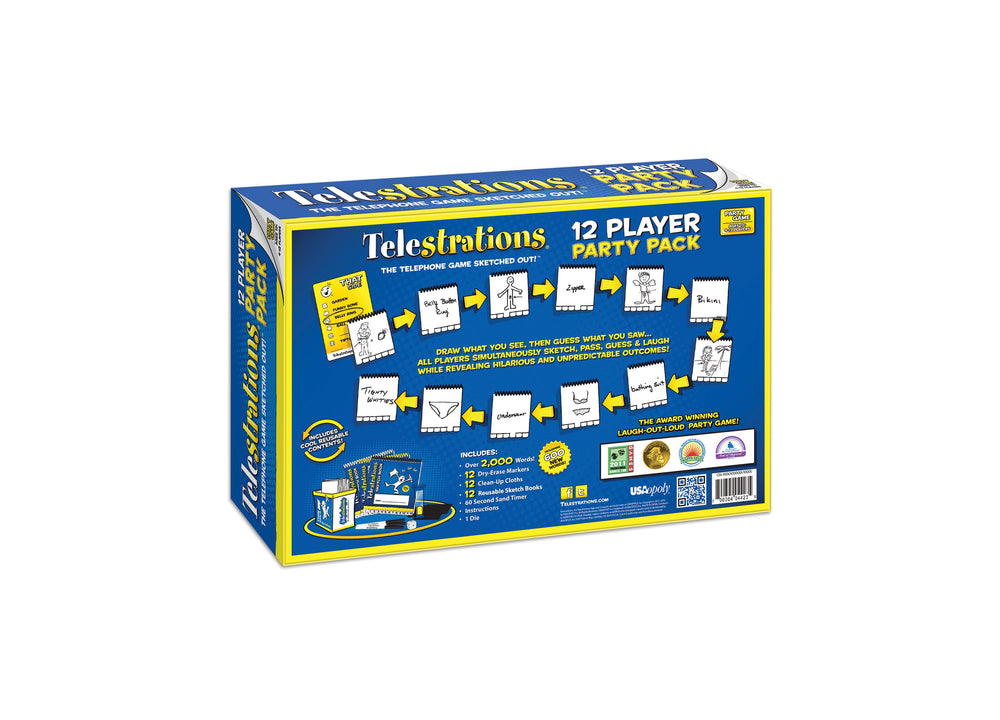 Telestrations 12 Player Party Pack Drawing Game