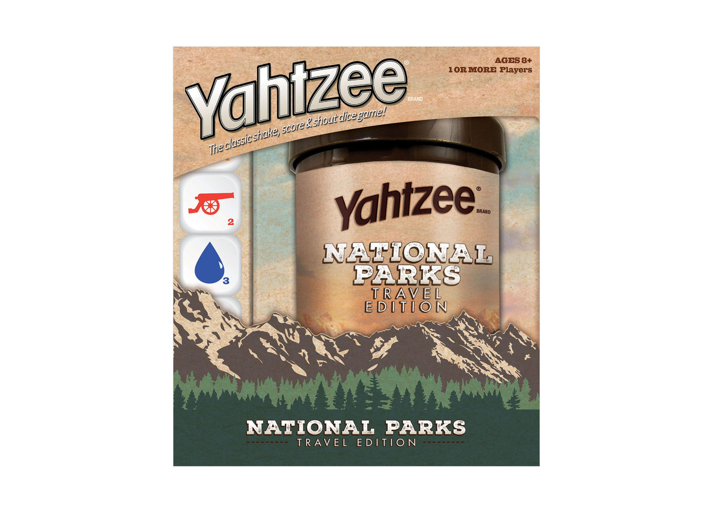 USAopoly YAHTZEE®: National Parks Travel Edition Dice Game