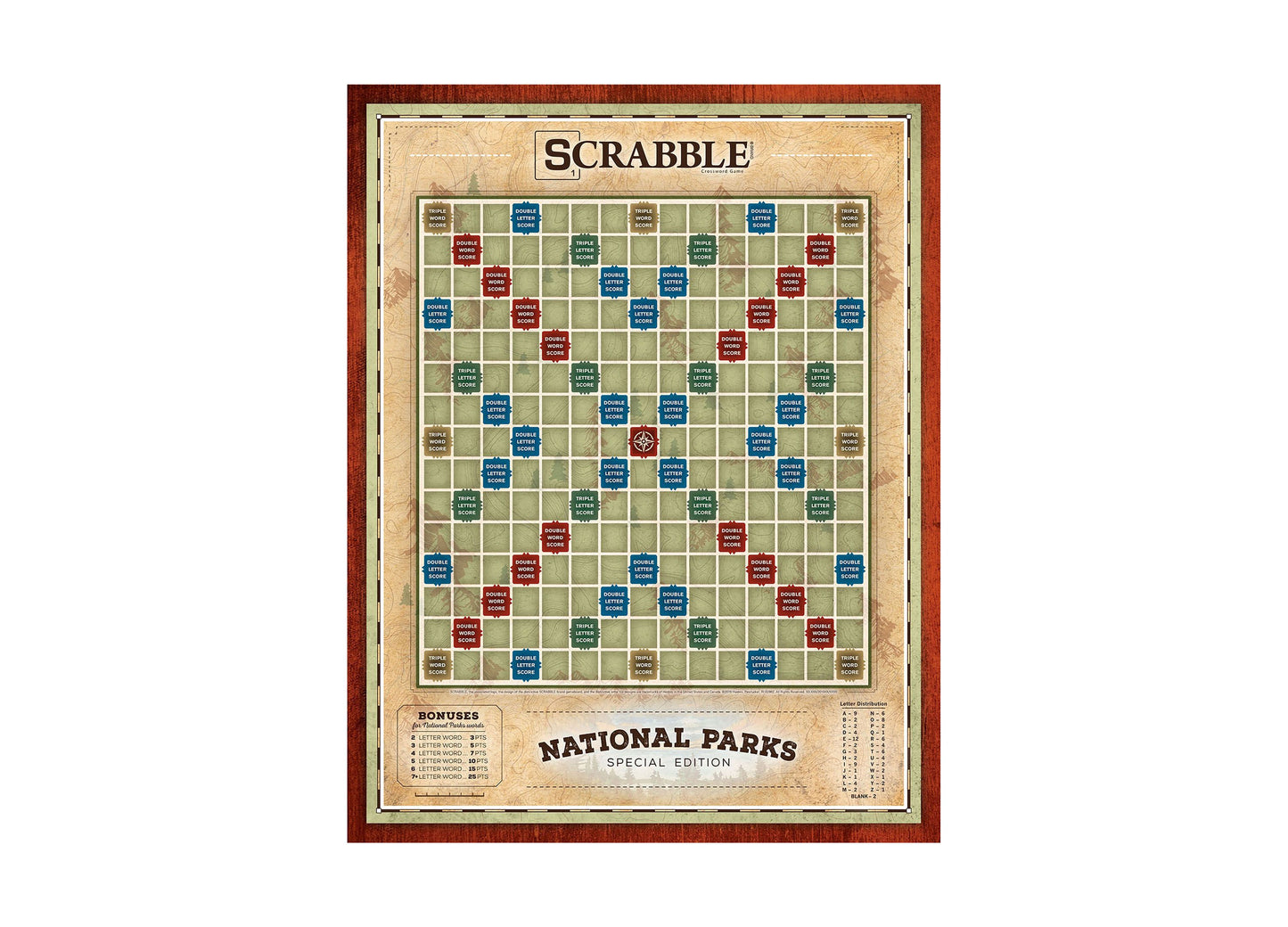 USAopoly SCRABLE: National Parks Edition Board Game