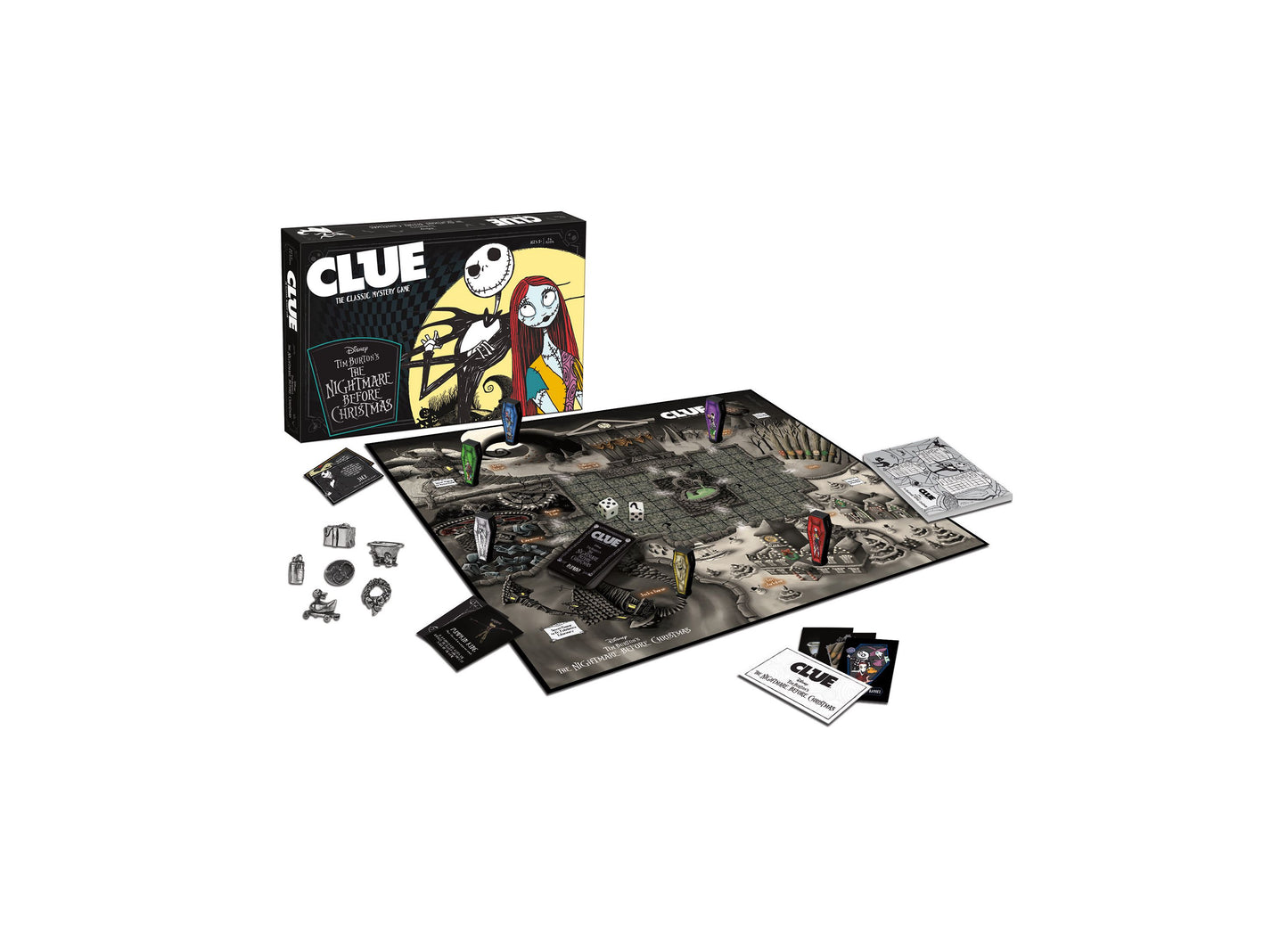 USAopoly CLUE®: Disney Tim Burton's The Nightmare Before Christmas Board Game