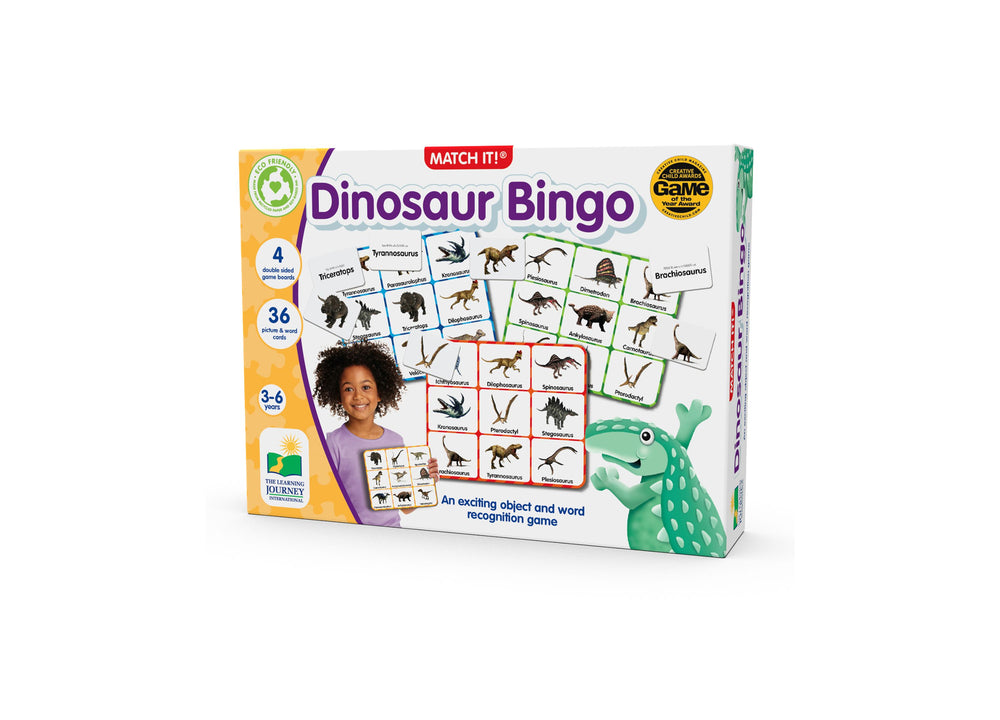 Match It! Dinosaur Bingo Educational Game