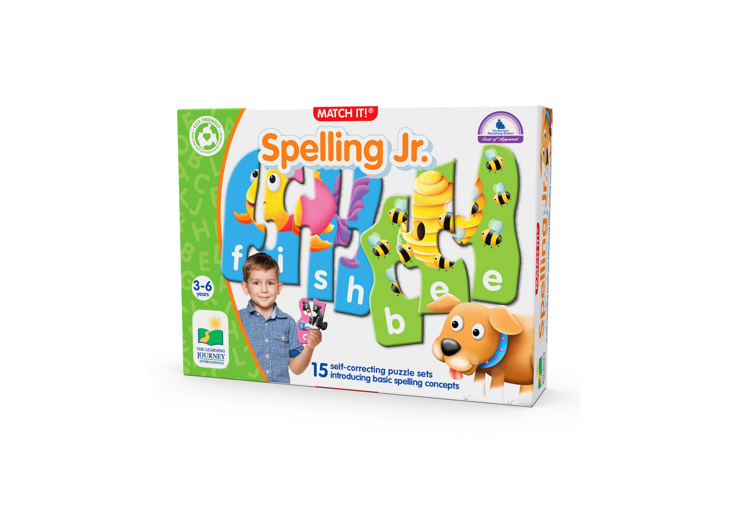 The Learning Journey Match It! - Spelling Jr. - Puzzle Spell Fun