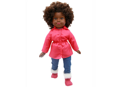 Positively Perfect 18-inch Doll - Kennedy with Styling Hairbrush