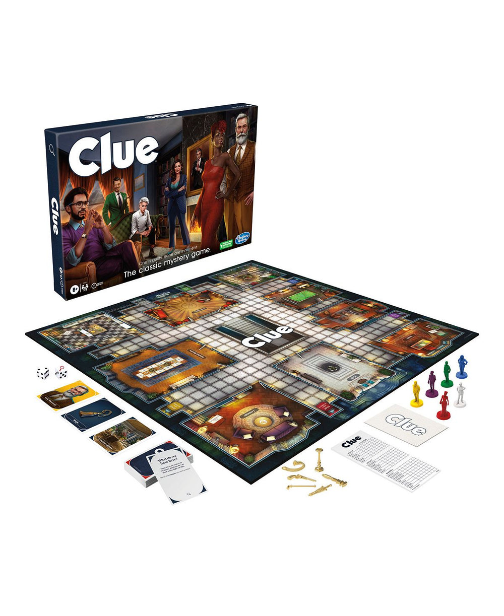 Clue Luxury Edition Board Game with Gold-Plated Tokens