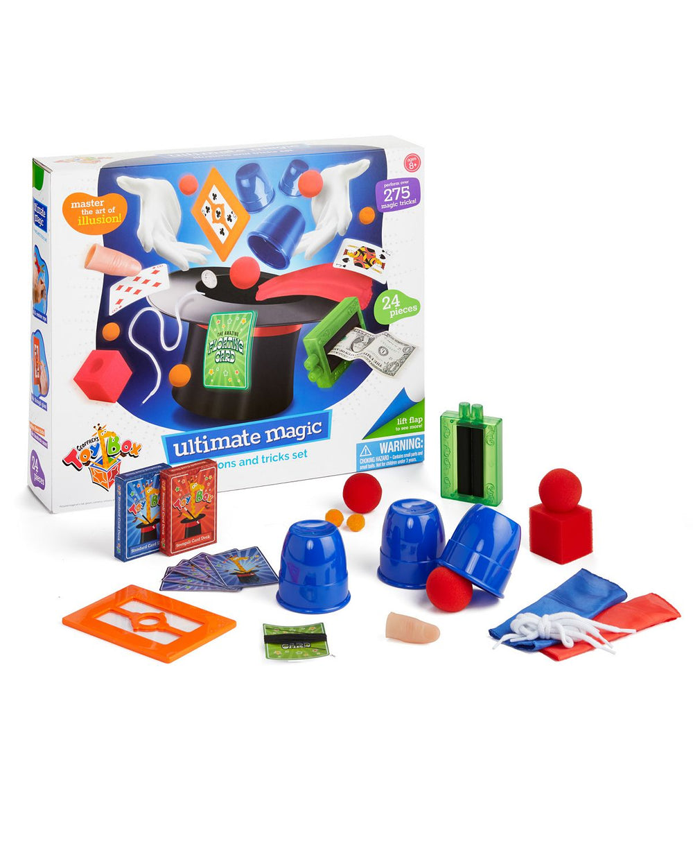 Geoffrey's Toy Box 24-Piece Ultimate Magic Set for Beginner Magicians