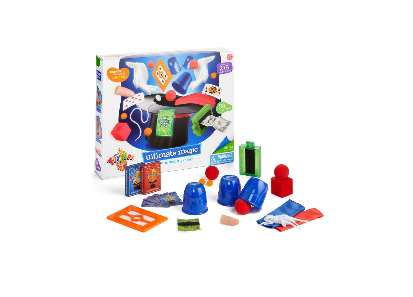 Geoffrey's Toy Box 24-Piece Ultimate Magic Set for Beginner Magicians