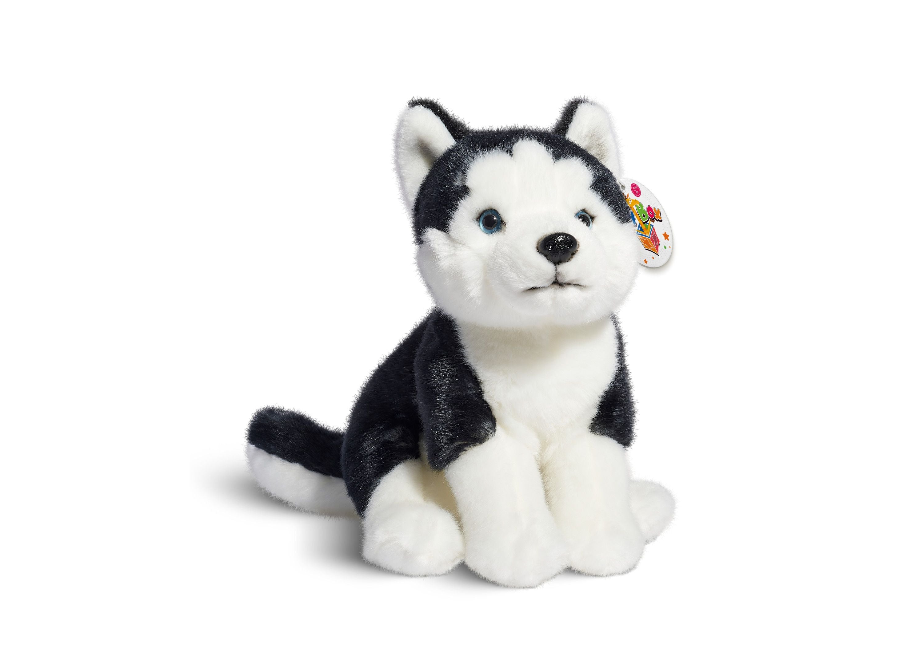 Geoffrey s Toy Box 11.5 inch Siberian Husky Plush Puppy Exclusive fo Toys R Us