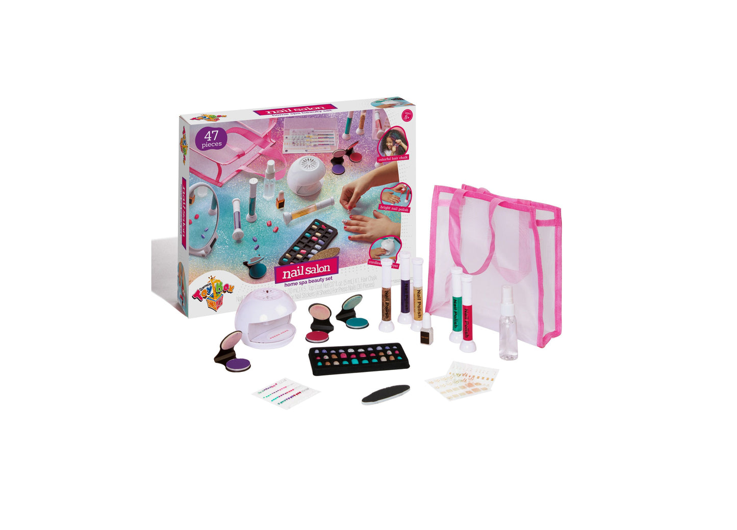 Geoffrey's Toy Box 47-Piece Pampered Play Day Spa Beauty Set for Kids