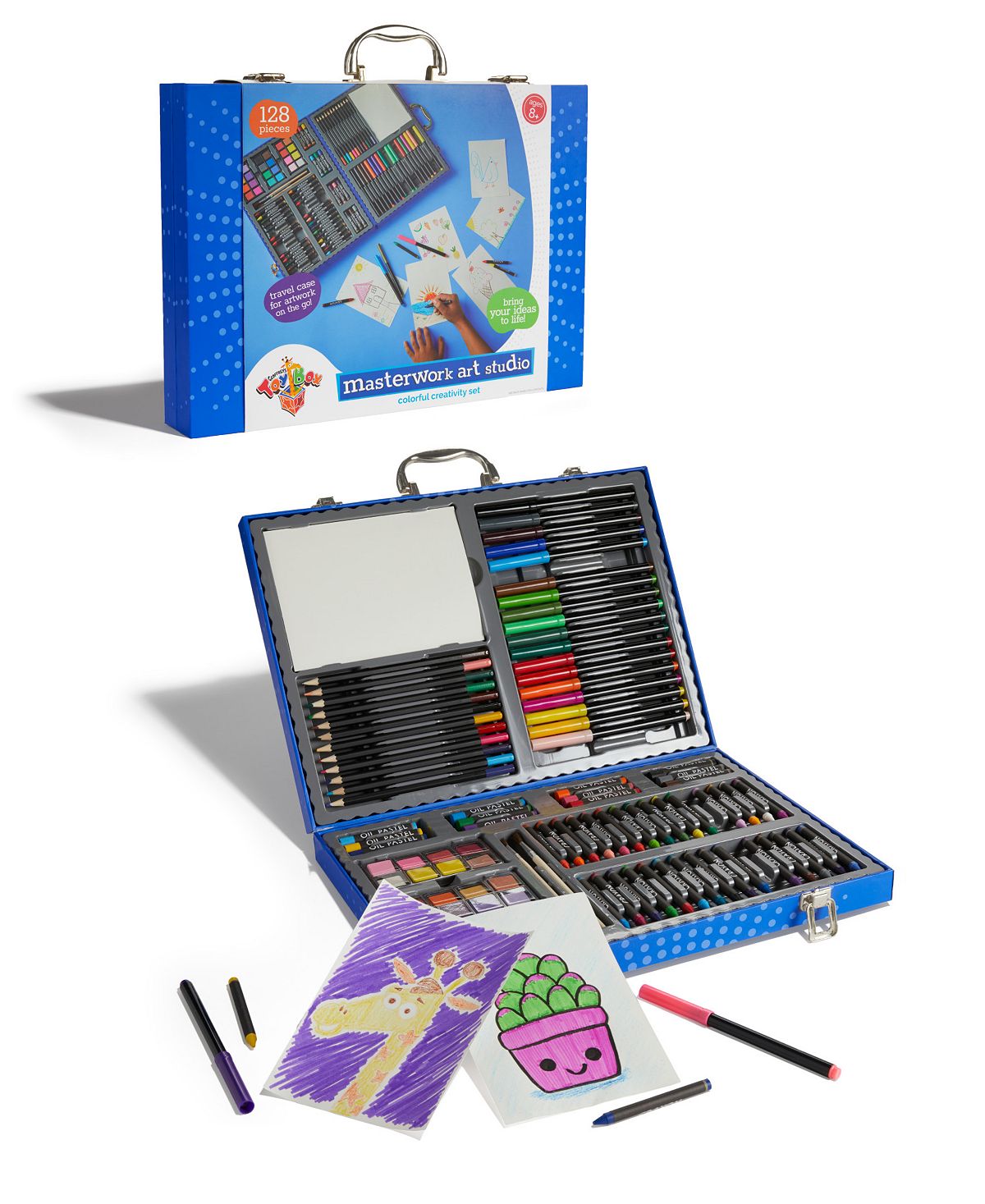 Geoffrey's Toy Box Masterwork Art Studio 128-Piece Set for Macy's