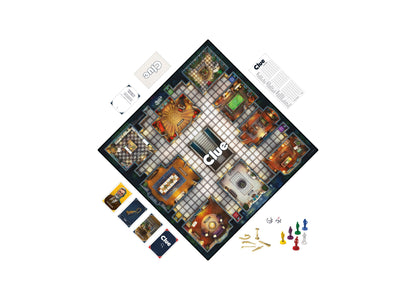 Clue Luxury Edition Board Game with Gold-Plated Tokens