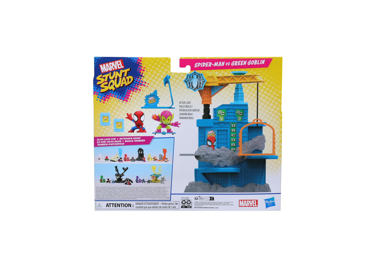 CLOSEOUT! Marvel Stunt Squad Crane Smash Play set