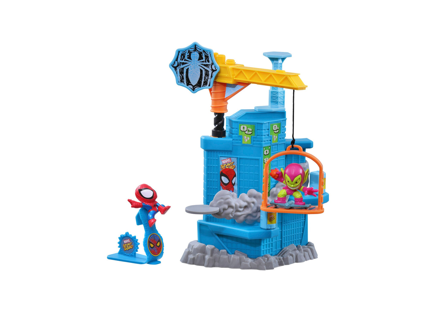 CLOSEOUT! Marvel Stunt Squad Crane Smash Play set