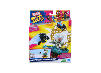 Marvel Stunt Squad Villain Knockdown Play set