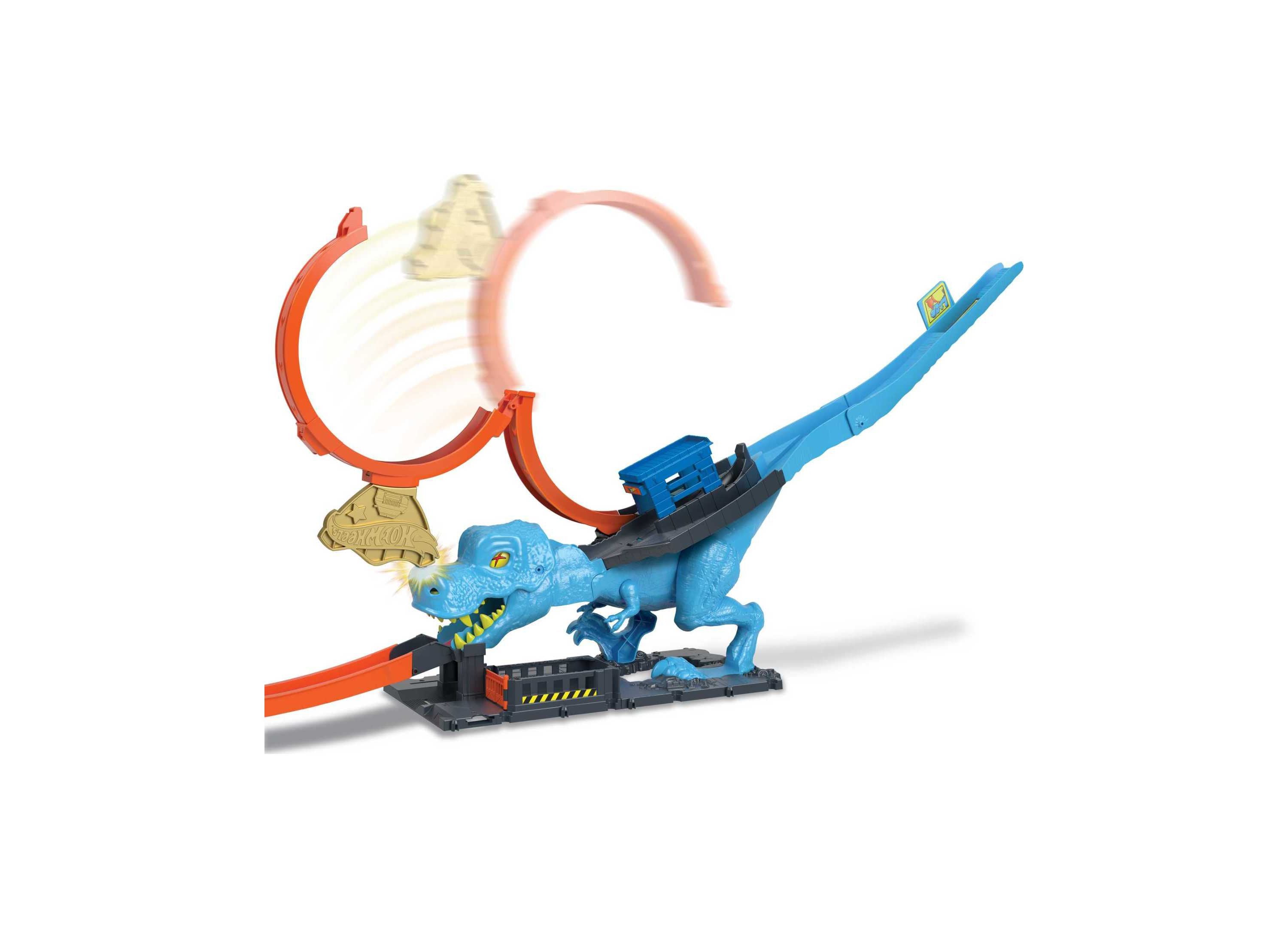 Hot Wheels City T Rex Chomp Down Playset