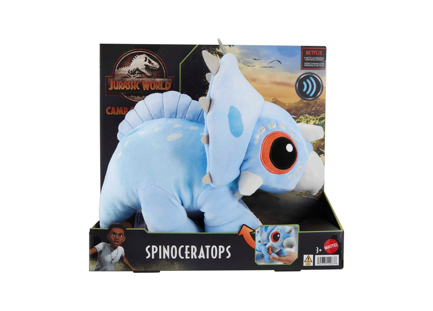 Jurassic World Camp Cretaceous 13 inch Sound Plush Spinoceratops