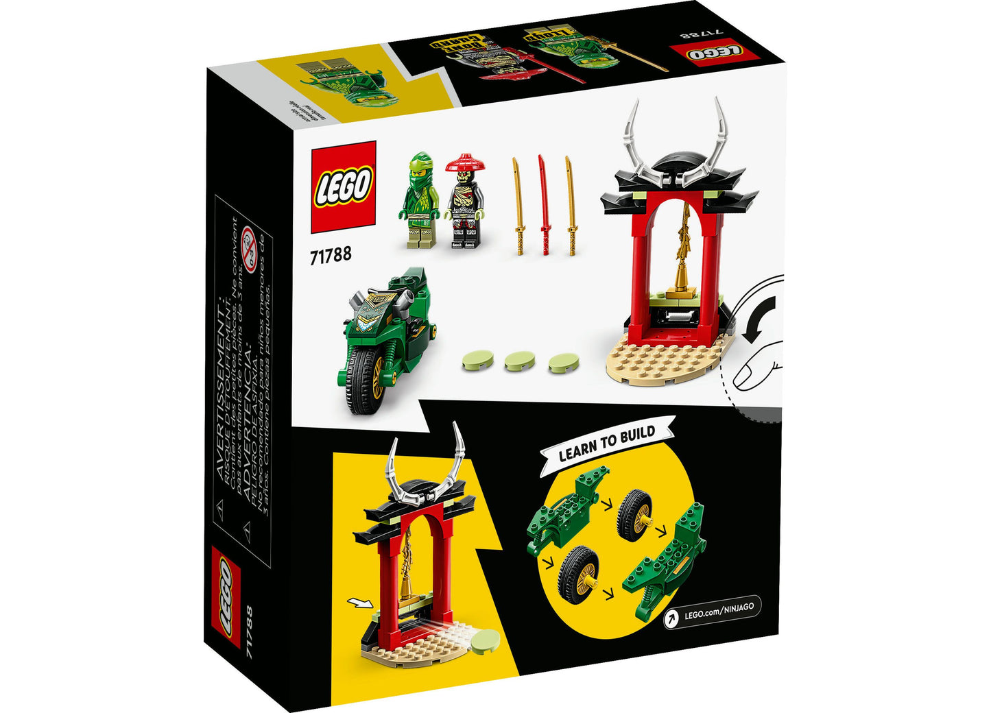 LEGO Ninjago 64-Piece Lloyd‚Äôs Ninja Street Bike 71788 Building Set with Minifigures