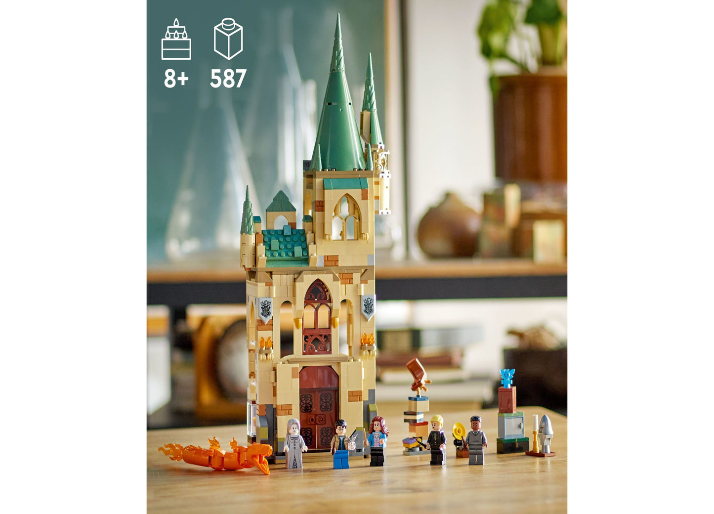 LEGO® Harry Potter 76413 Hogwarts: Room of Requirement Toy Building Set with Harry Potter, Hermione Granger, Draco Malfoy, Blaise Zabini and The Gray Lady Minifigures