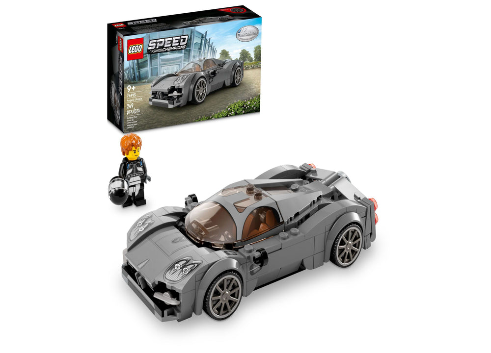 LEGO® Speed 76915 Champions Pagani Utopia Toy Sports Car Building Set with Minifigure