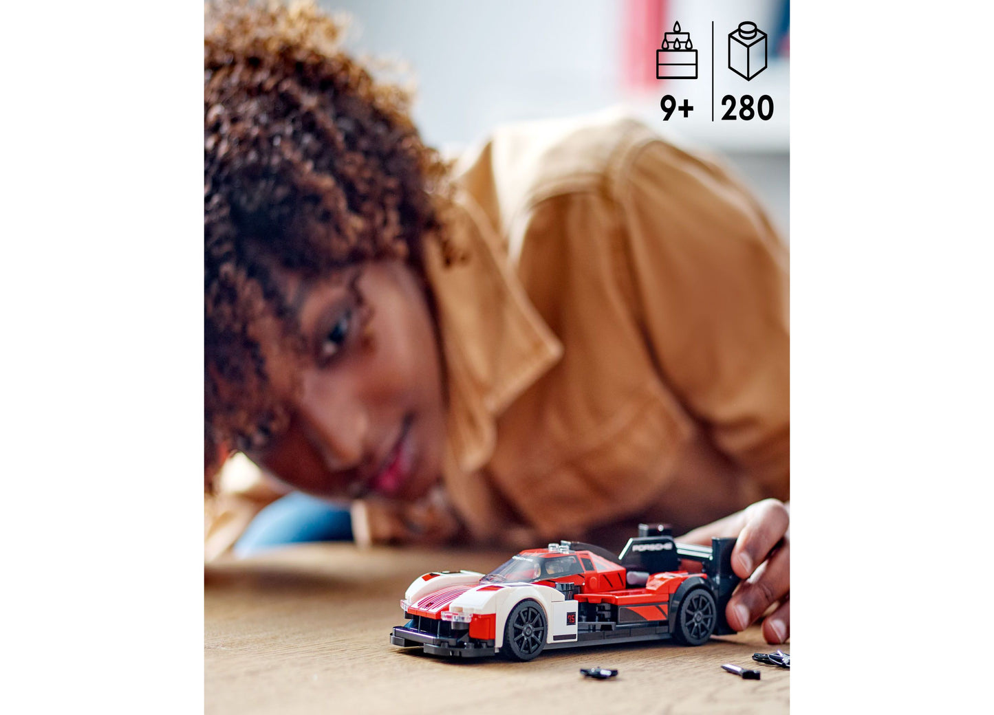 LEGO® Speed 76916 Champions Porsche 963  Toy Sports Car Building Set with Minifigure