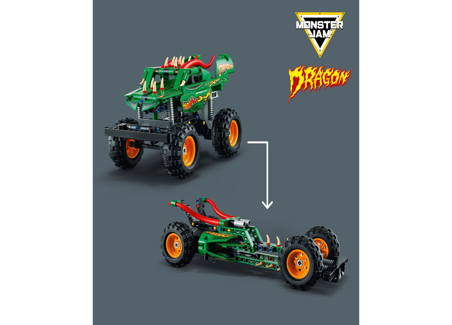 LEGO® Technic Monster Jam Dragon 42149 Toy Truck Building Set