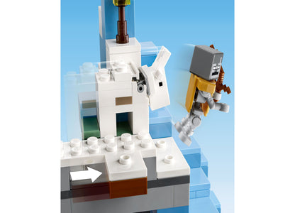 LEGO® Minecraft The Frozen Peaks 21243 Toy Building Set with Steve, Creeper, Stray and Goat Figures