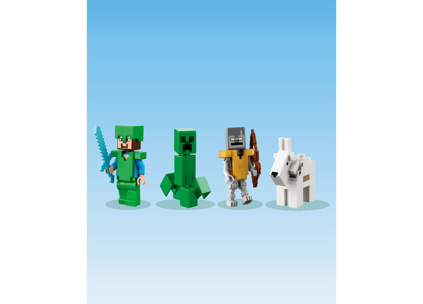 LEGO® Minecraft The Frozen Peaks 21243 Toy Building Set with Steve, Creeper, Stray and Goat Figures