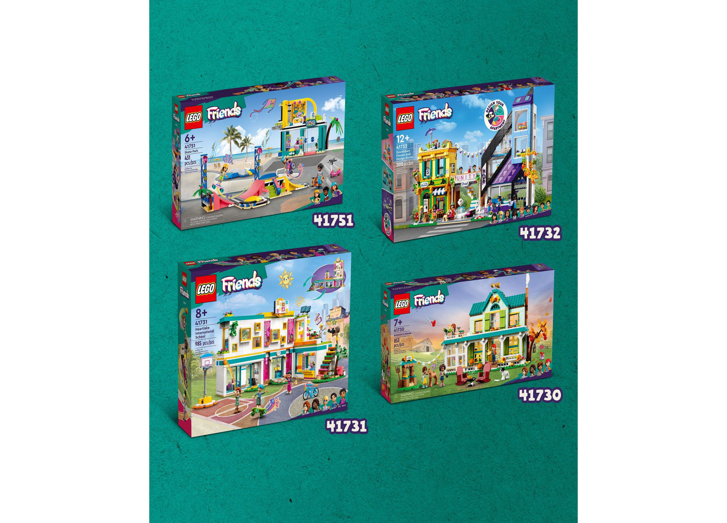 LEGO Friends Heartlake International School 41731 Building Set - 985 Pieces