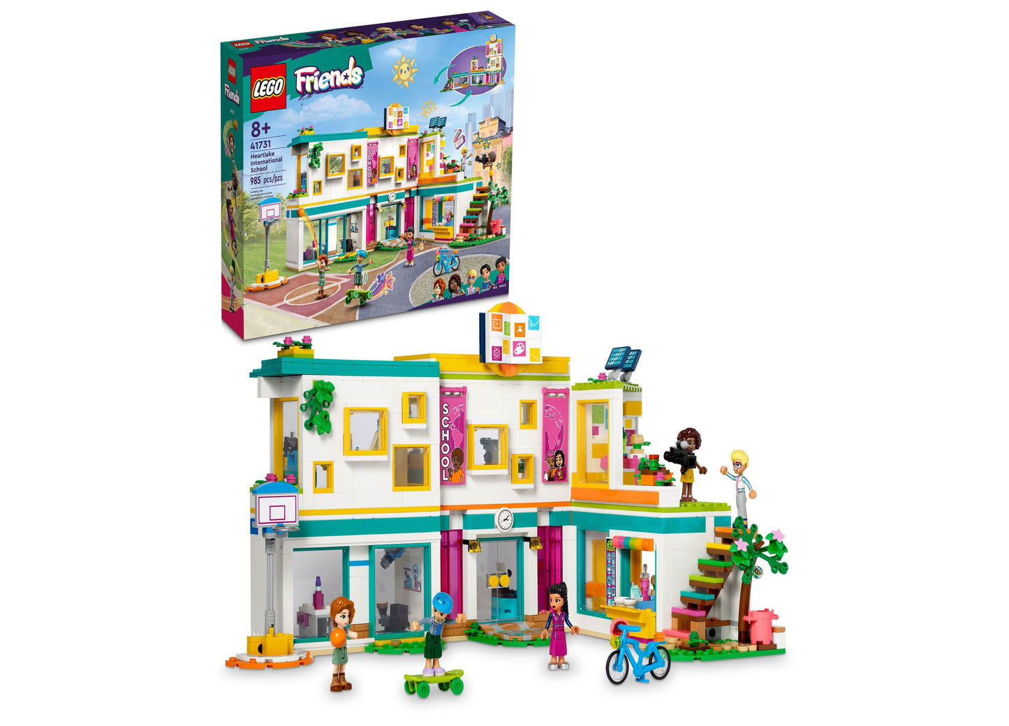 LEGO Friends Heartlake International School 41731 Building Set - 985 Pieces