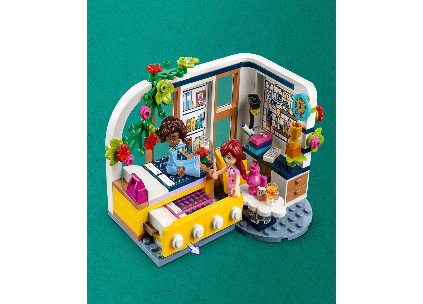 LEGO Friends 209-Piece Aliya's Room Building Set with Mini-Dolls and Accessories