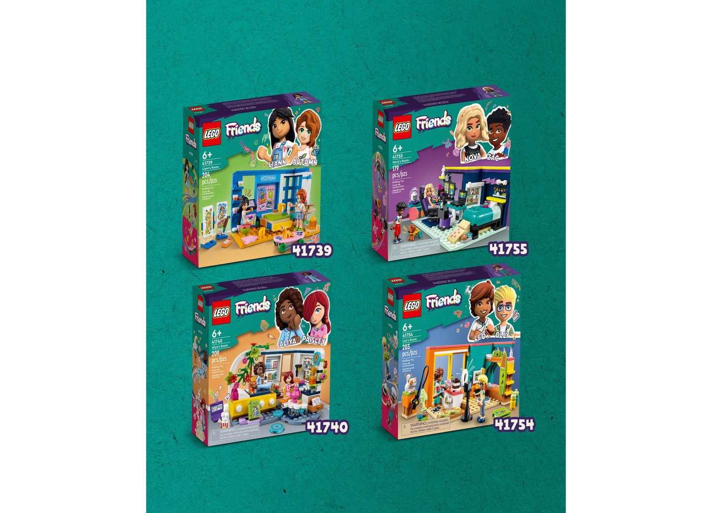 LEGO Friends 209-Piece Aliya's Room Building Set with Mini-Dolls and Accessories