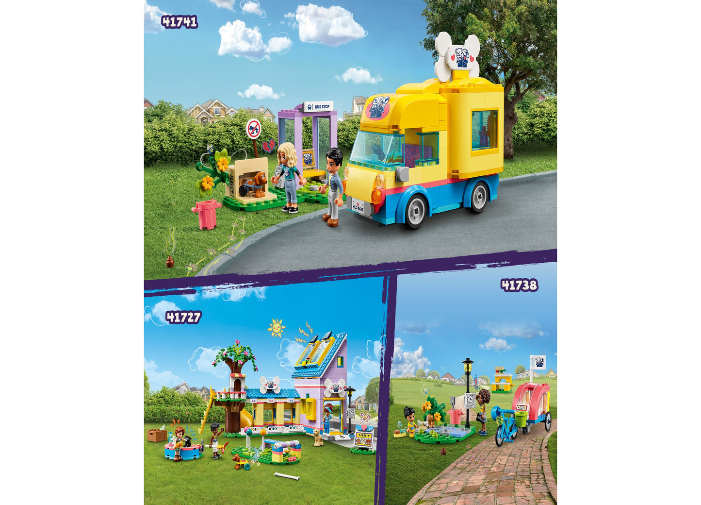 LEGO® Friends Dog Rescue Van 41741 Building Set, 300 Pieces