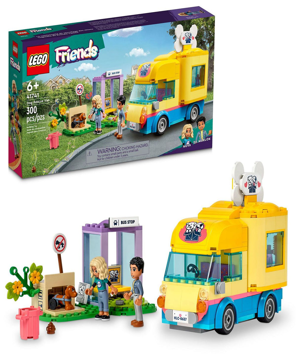 LEGO® Friends Dog Rescue Van 41741 Building Set, 300 Pieces