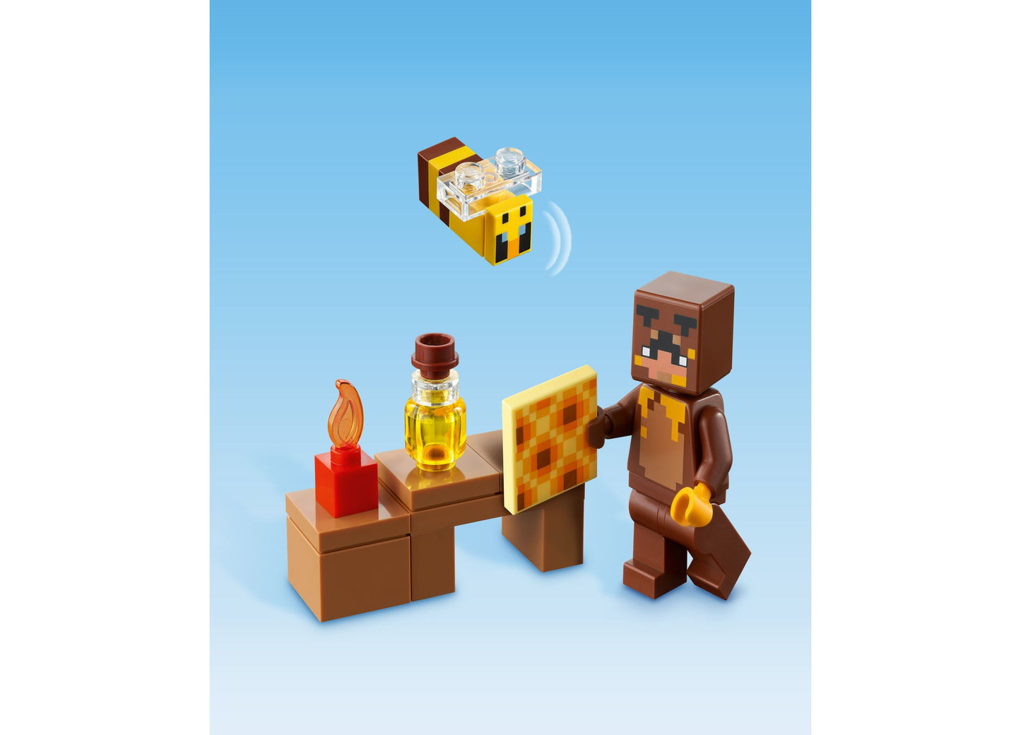 LEGO® Minecraft The Bee Cottage 21241 Toy  Building Set with Honey Bear, Baby Zombie and Bee Figures