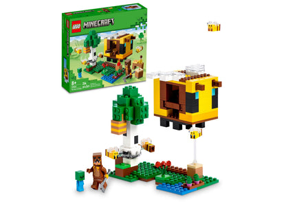 LEGO® Minecraft The Bee Cottage 21241 Toy  Building Set with Honey Bear, Baby Zombie and Bee Figures