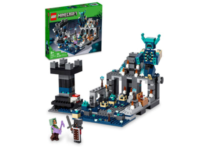 LEGO® Minecraft The Deep Dark Battle 21246 Toy Building Set with Elven Arbalest knight and Dwarven Netherite knight