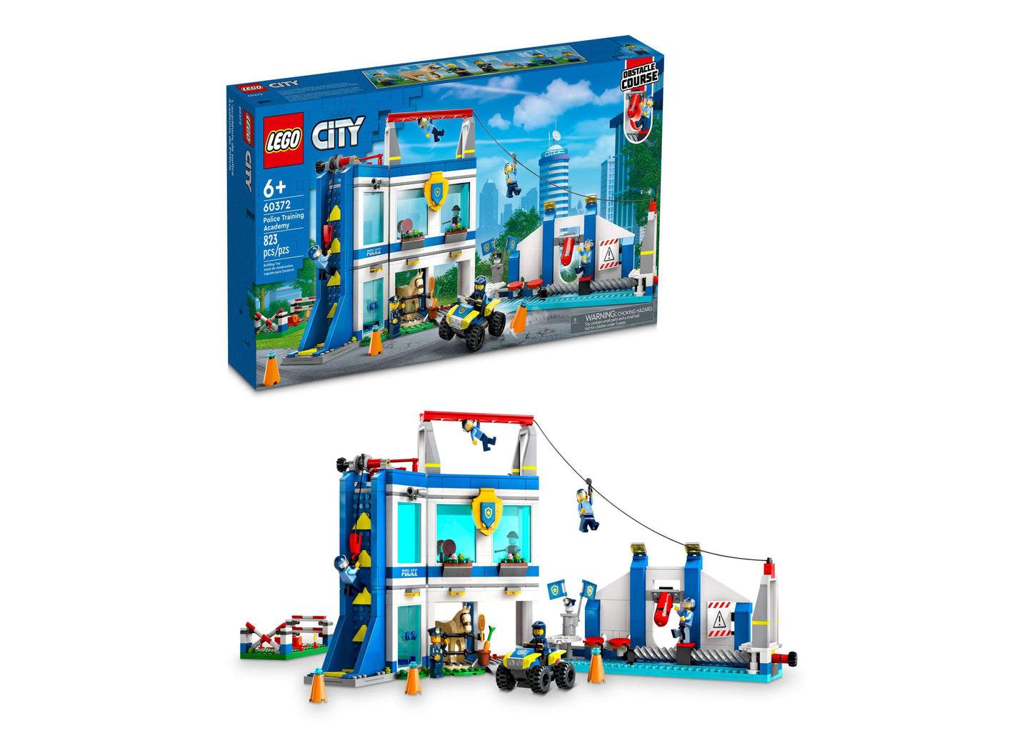 LEGO City Police Training Academy 60372 Building Set - 823 Pieces