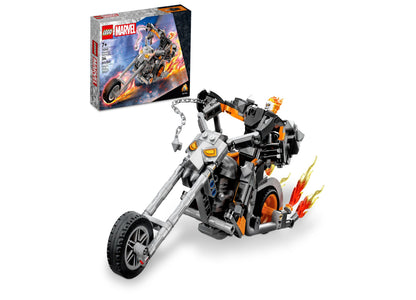 LEGO® Super Heroes Marvel Ghost Rider Mech & Bike 76245 Toy Building Set with Ghost Rider Minifigure