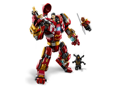 LEGO® Super Heroes Marvel 76247 The Hulkbuster: The Battle of Wakanda Toy Building Set with Bruce Banner, Okoye & 2 Outriders Minifigures