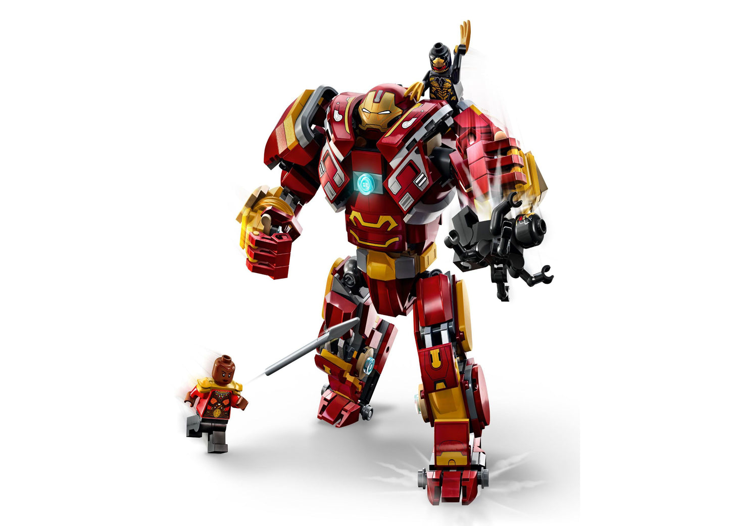 LEGO® Super Heroes Marvel 76247 The Hulkbuster: The Battle of Wakanda Toy Building Set with Bruce Banner, Okoye & 2 Outriders Minifigures