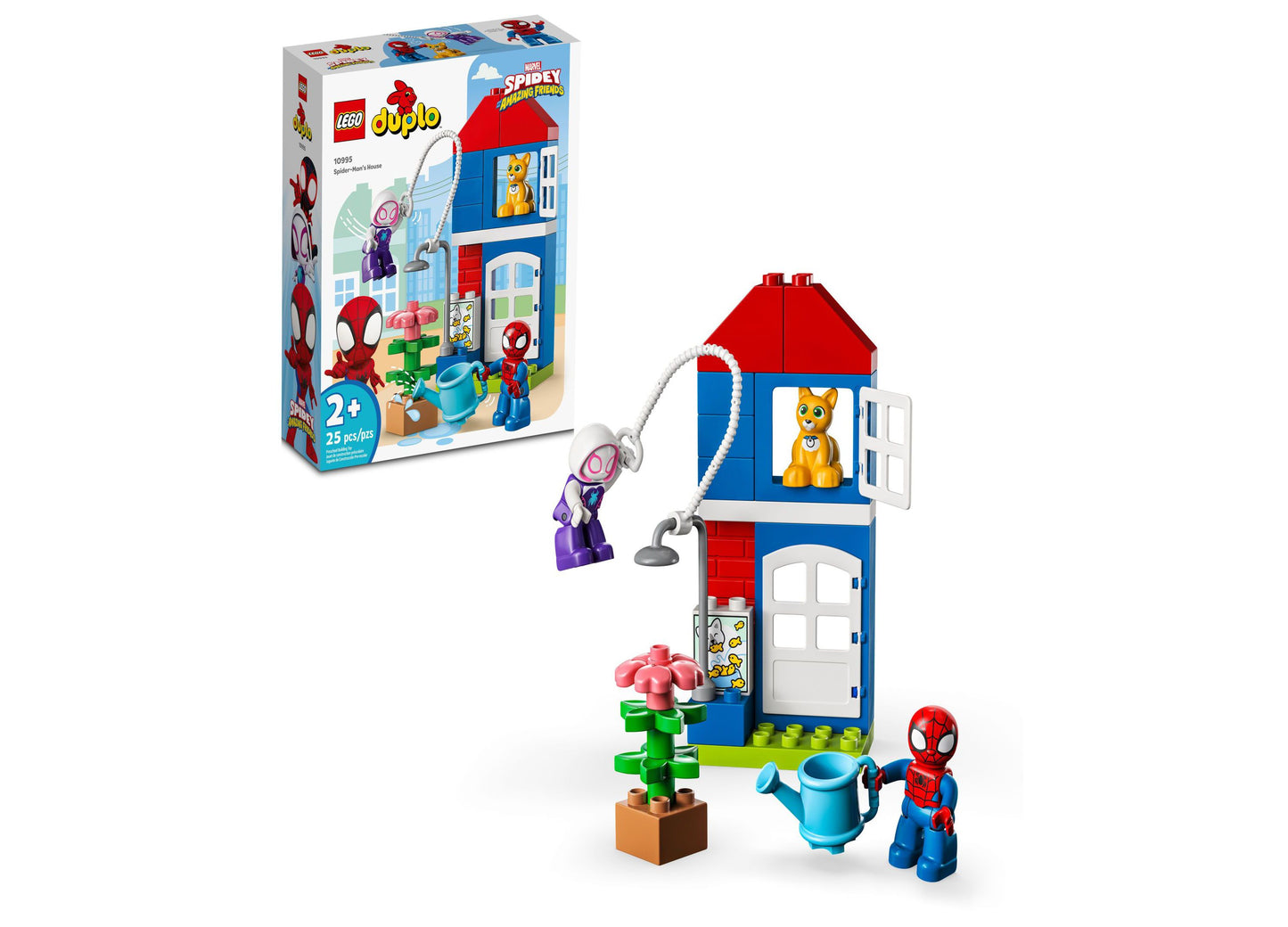 LEGO® DUPLO 10995 Super Heroes Spider-Man's House Toy Building Set with Spidey, Ghost-Spider & Bootsie Figurines