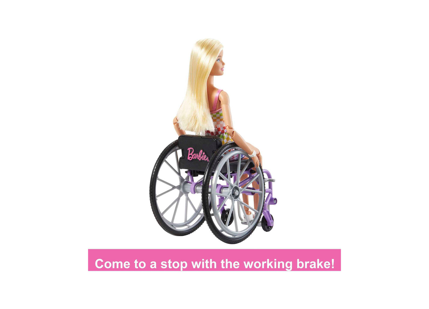 Barbie Fashionistas Doll with Wheelchair, Ramp, and Blonde Hair - Blue Eyes