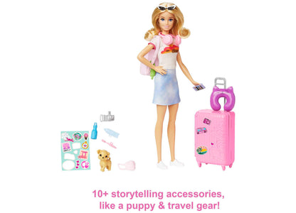 Barbie Malibu Travel Set with Puppy and Accessories