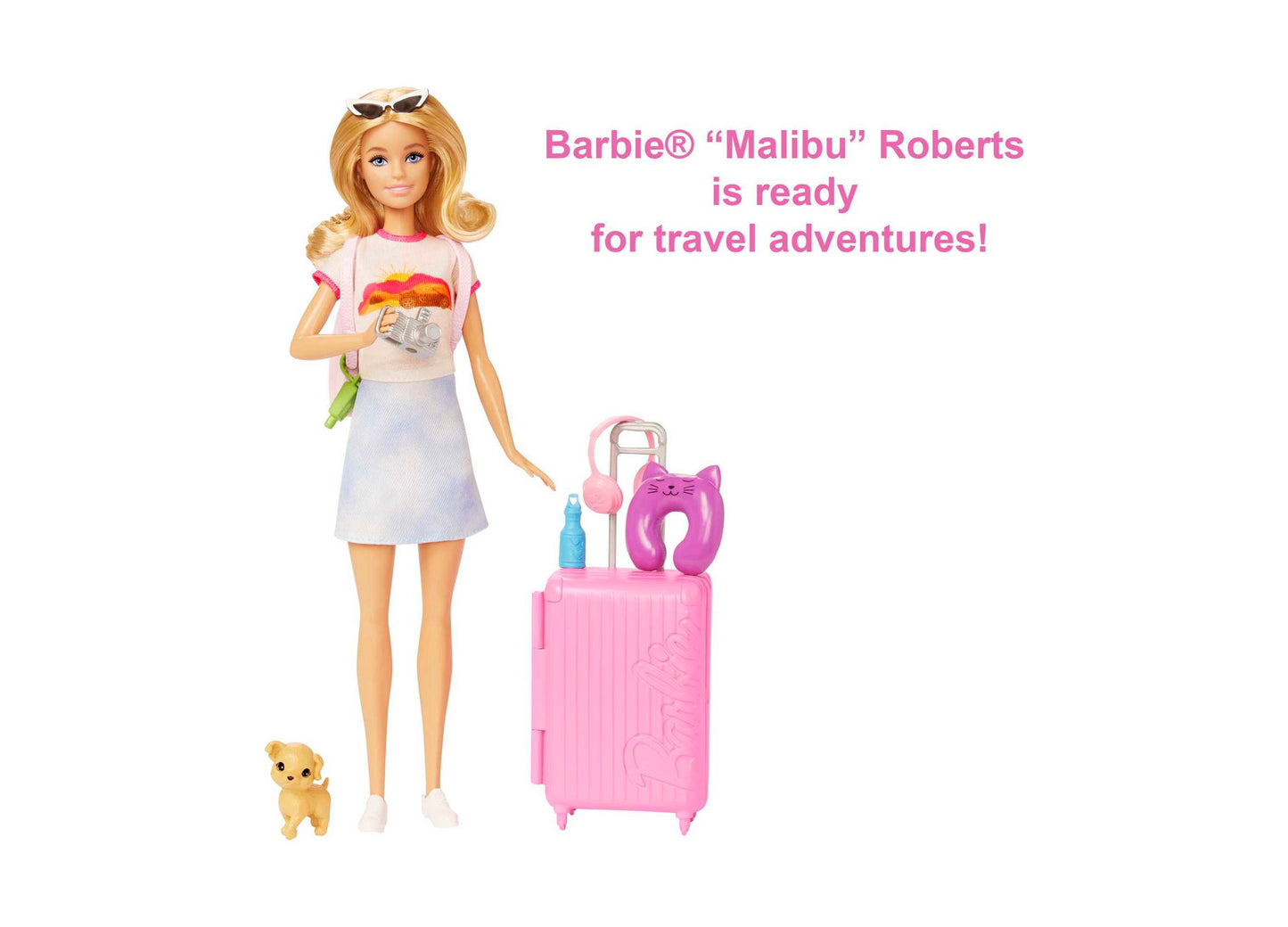 Barbie Malibu Travel Set with Puppy and Accessories